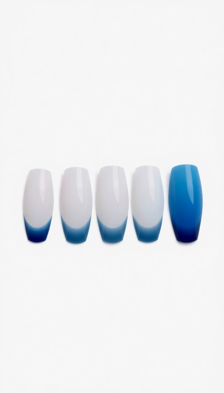 2. Icy Blue Ombre