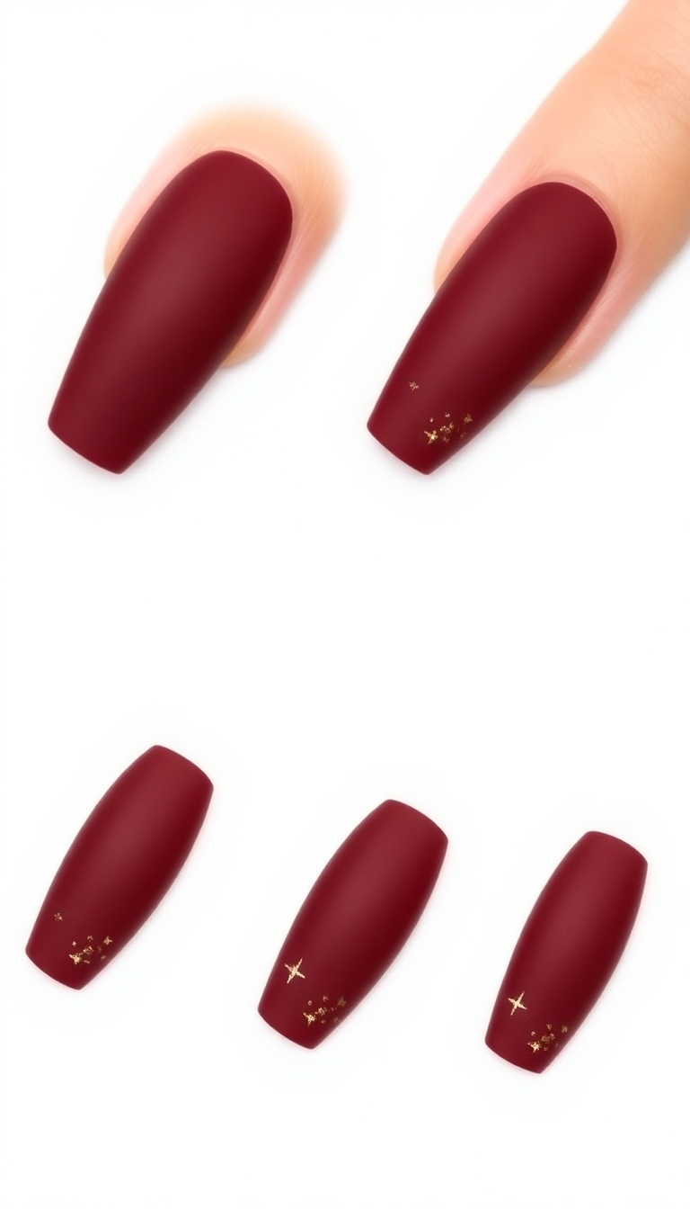 3. Matte Maroon Magic