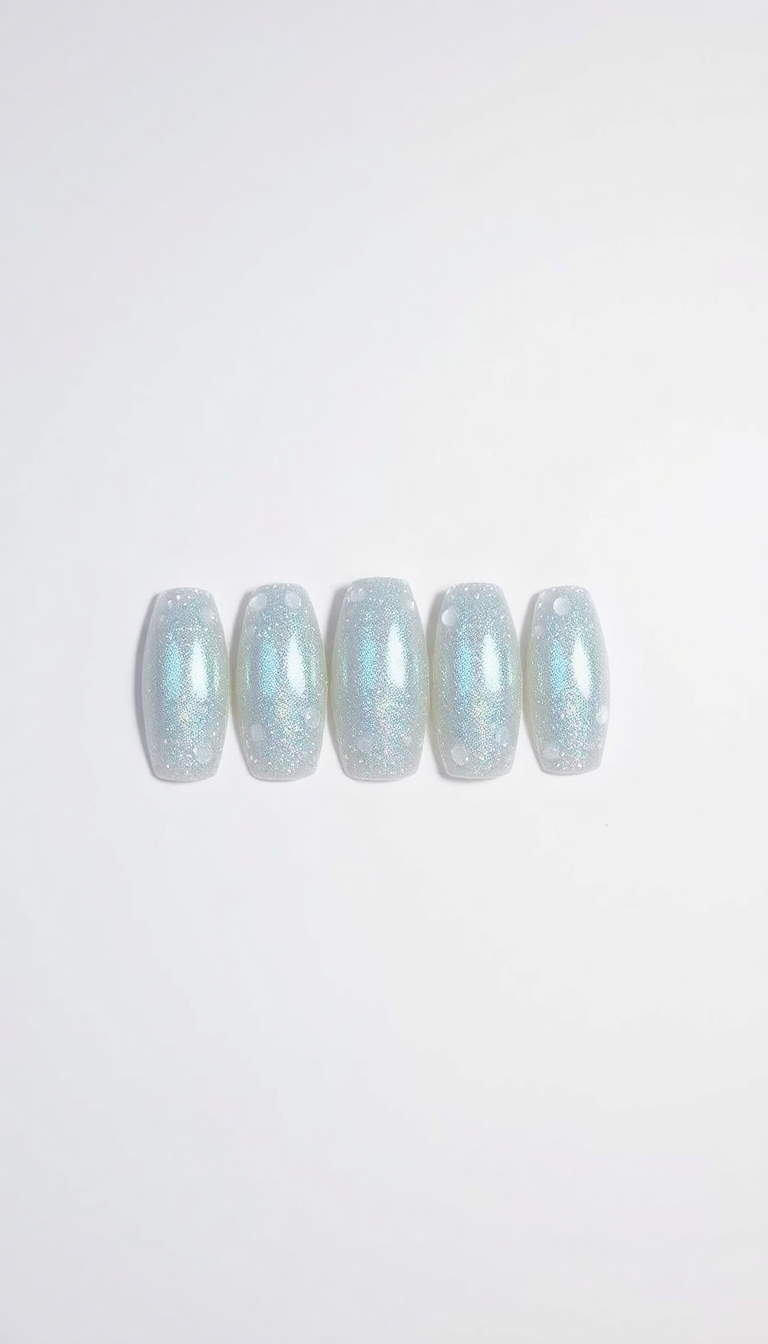 4. Metallic Shimmers - Sparkle Like Snow