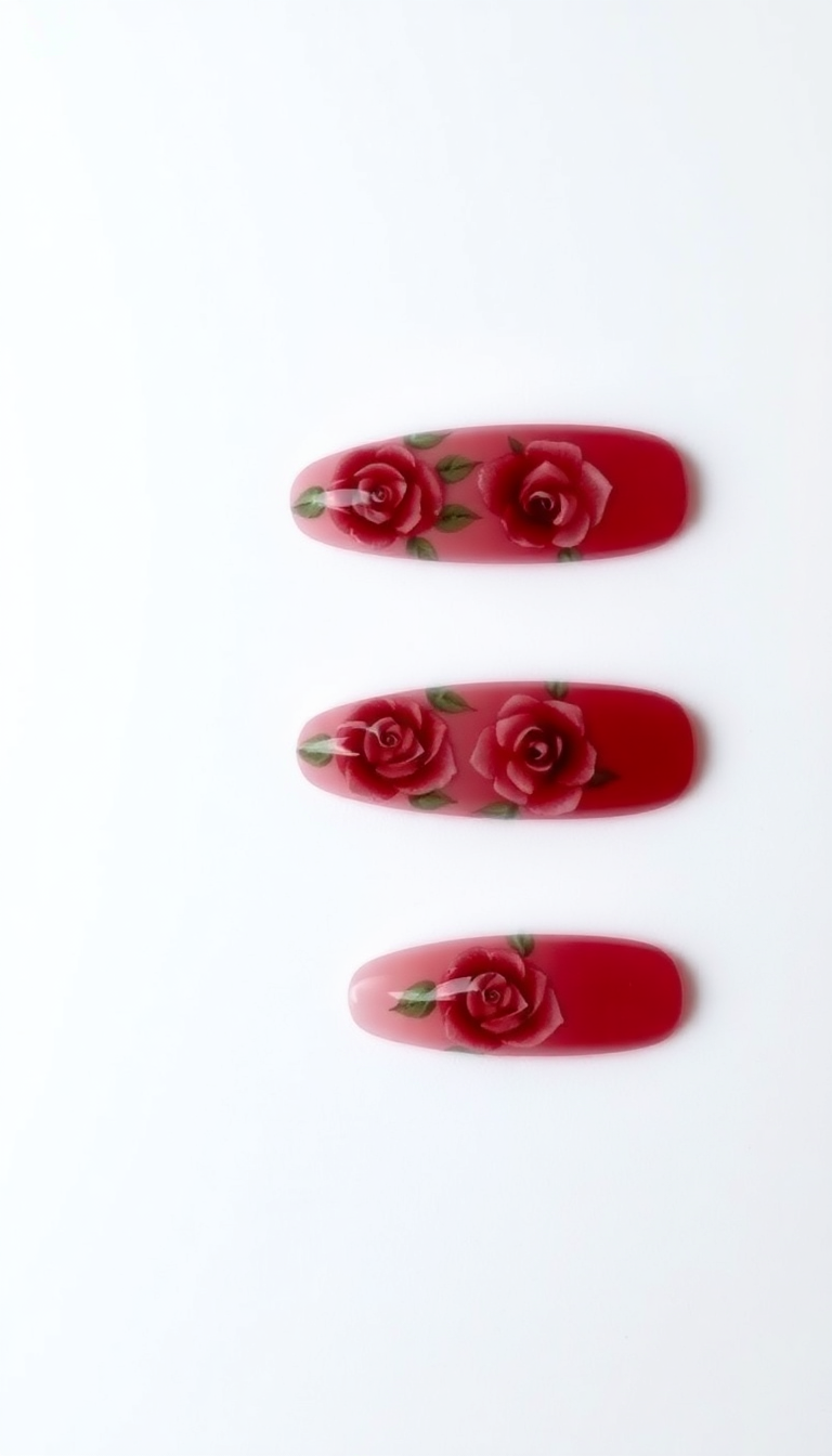 4. Romantic Ruby Red Roses