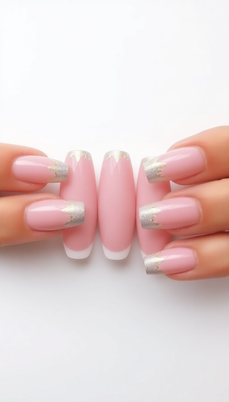 5. French Tip with a Twist