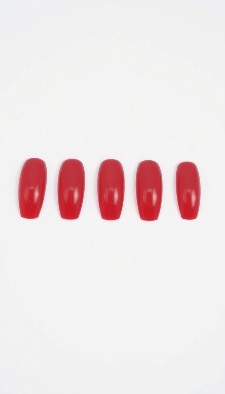 6. Glossy Ombre Red