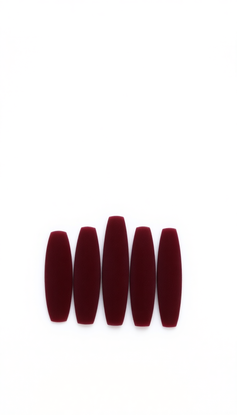 8. Dark Cherry Velvet Effect