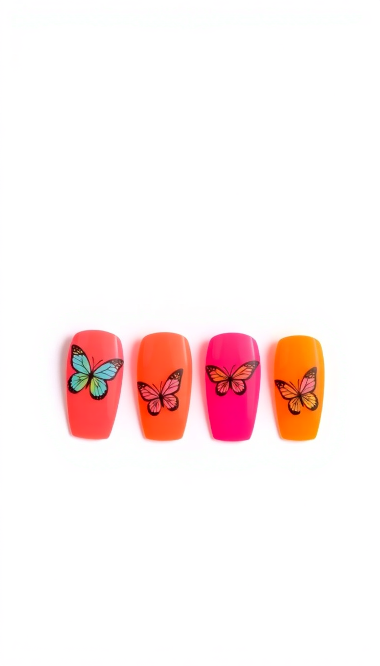 8. Neon Butterfly Pop