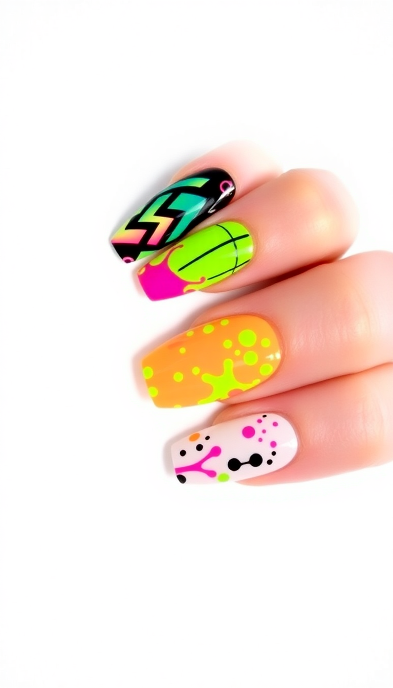 9. Neon Pop - Eye-catching and Lively