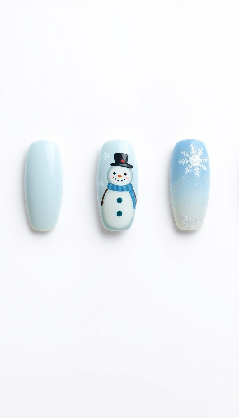 9. Soft Snowman Accents