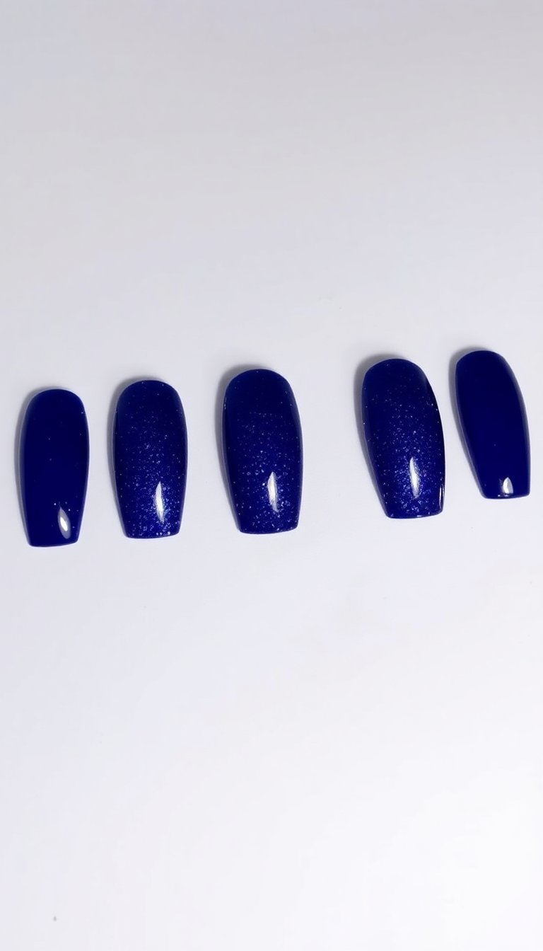 Blue Nail Tips