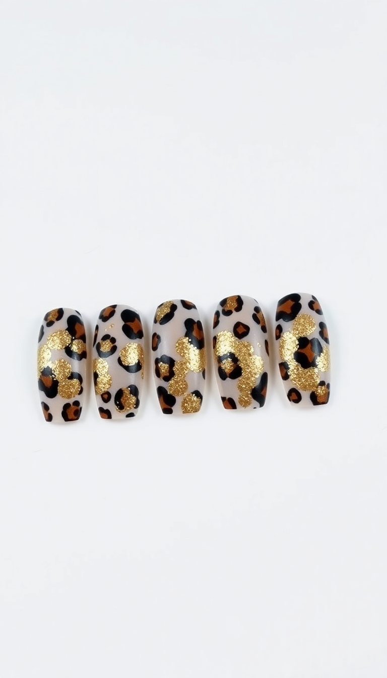 Leopard Print Nails