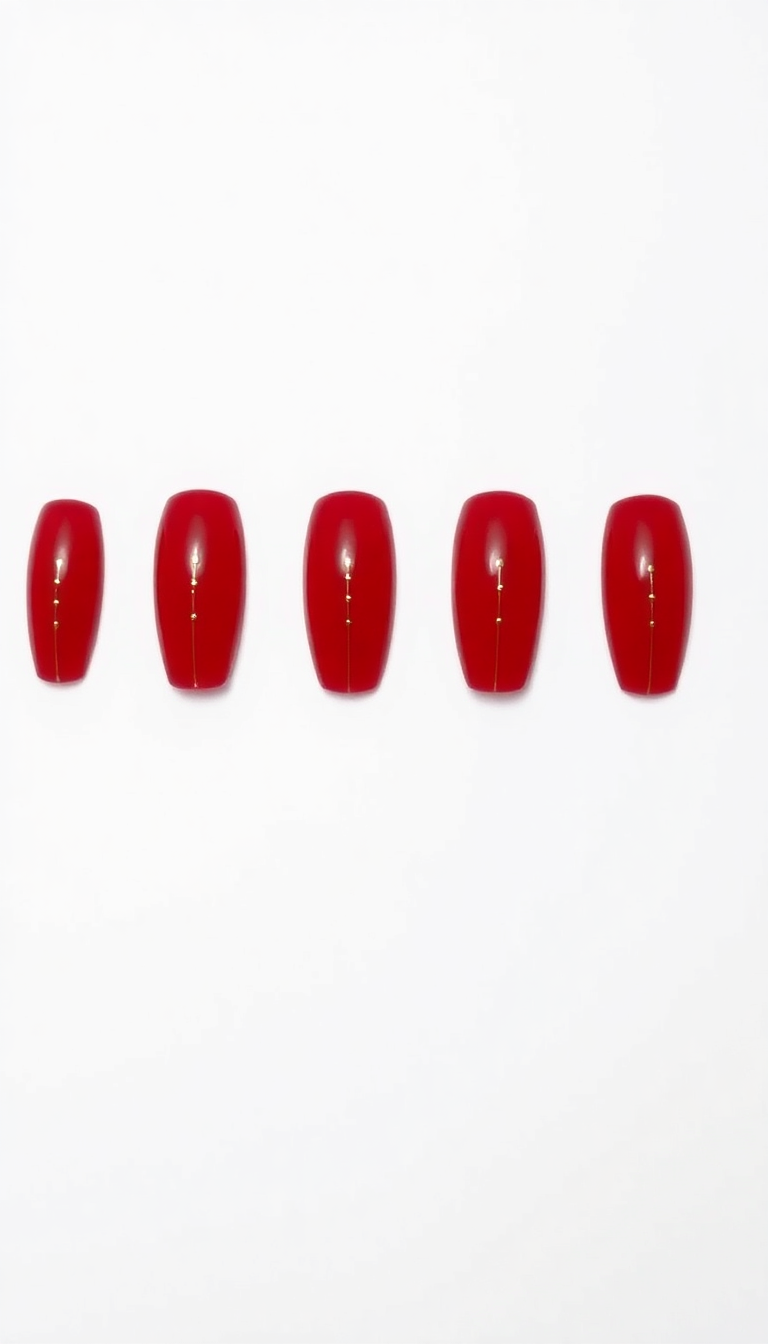 Red Press-On Nails