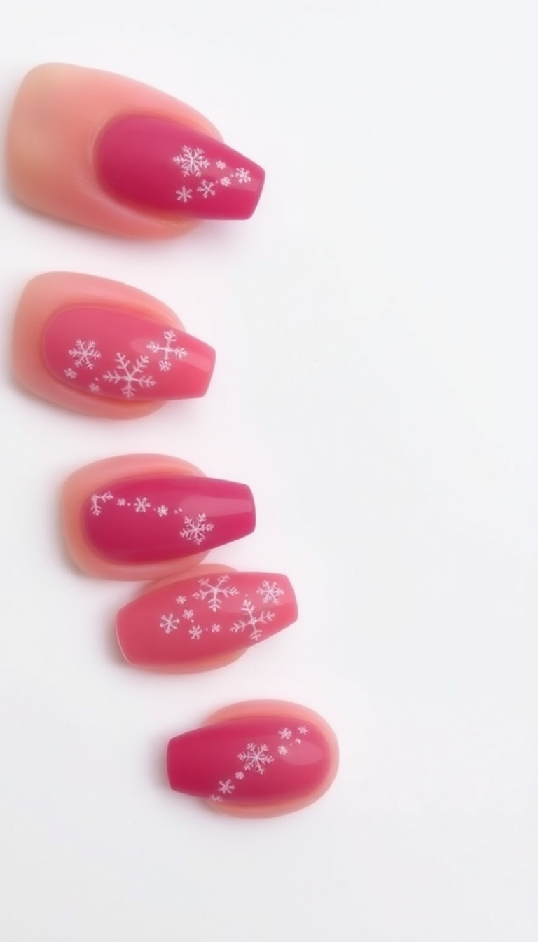 Snowflake Nail Decals