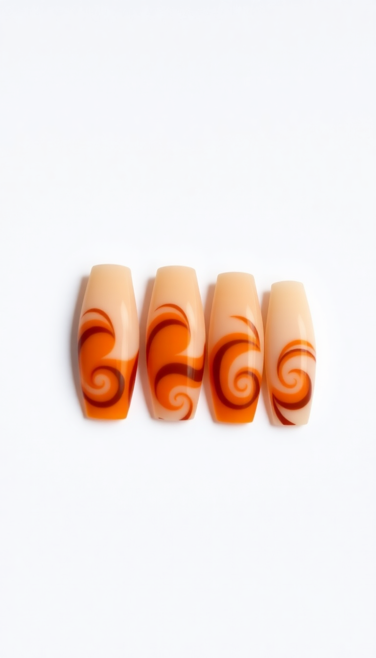 Swirl Nail Designs