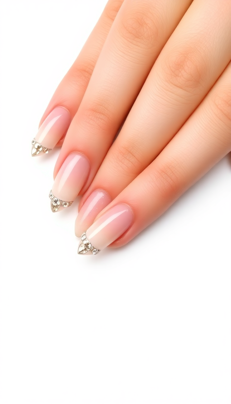 10. Quartz French Manicure Twist