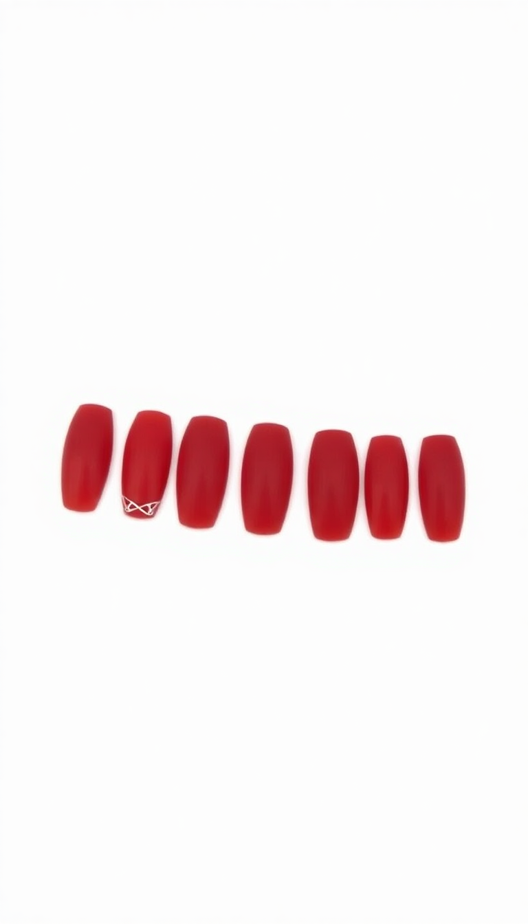 11. Matte Red Sophistication