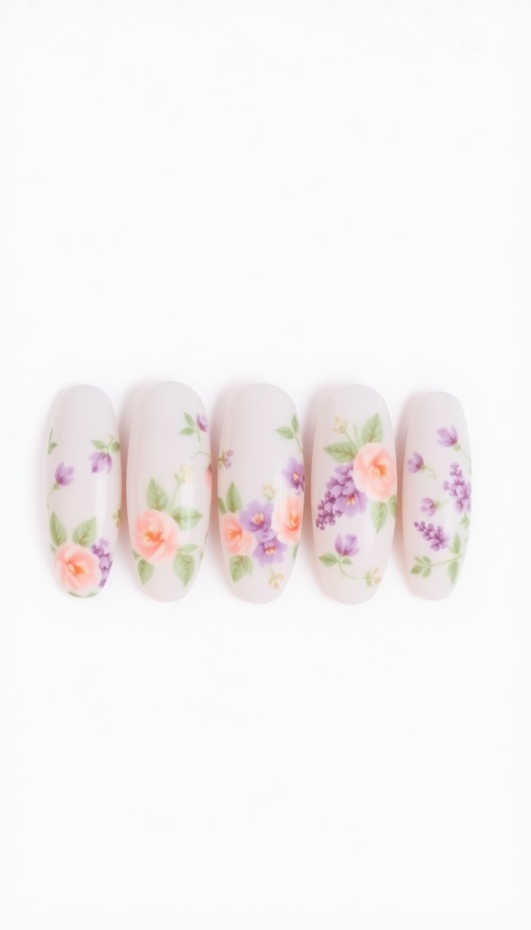 11. Vintage Floral Touch