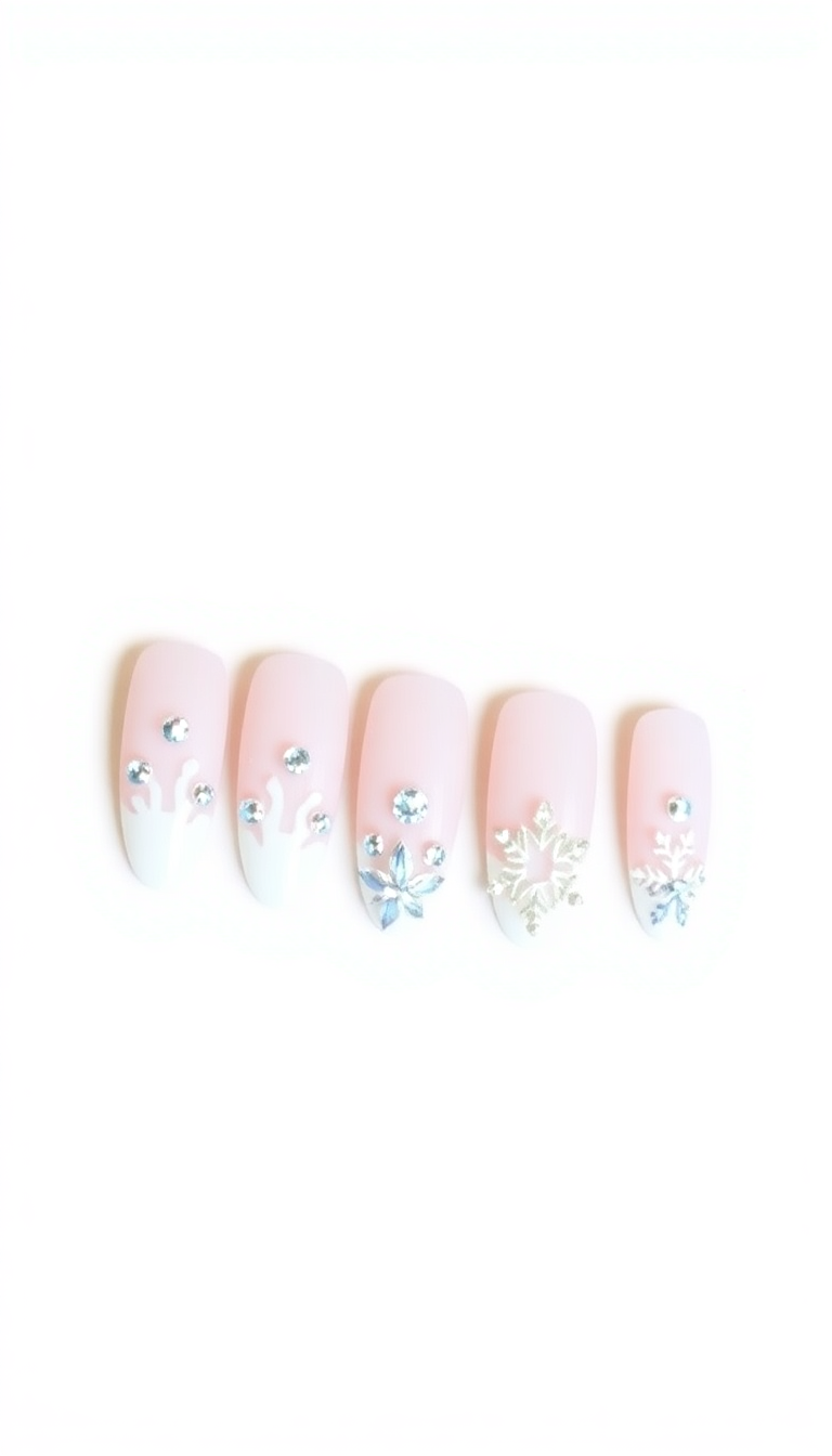 11. Winter Wonderland White with Icy Gems