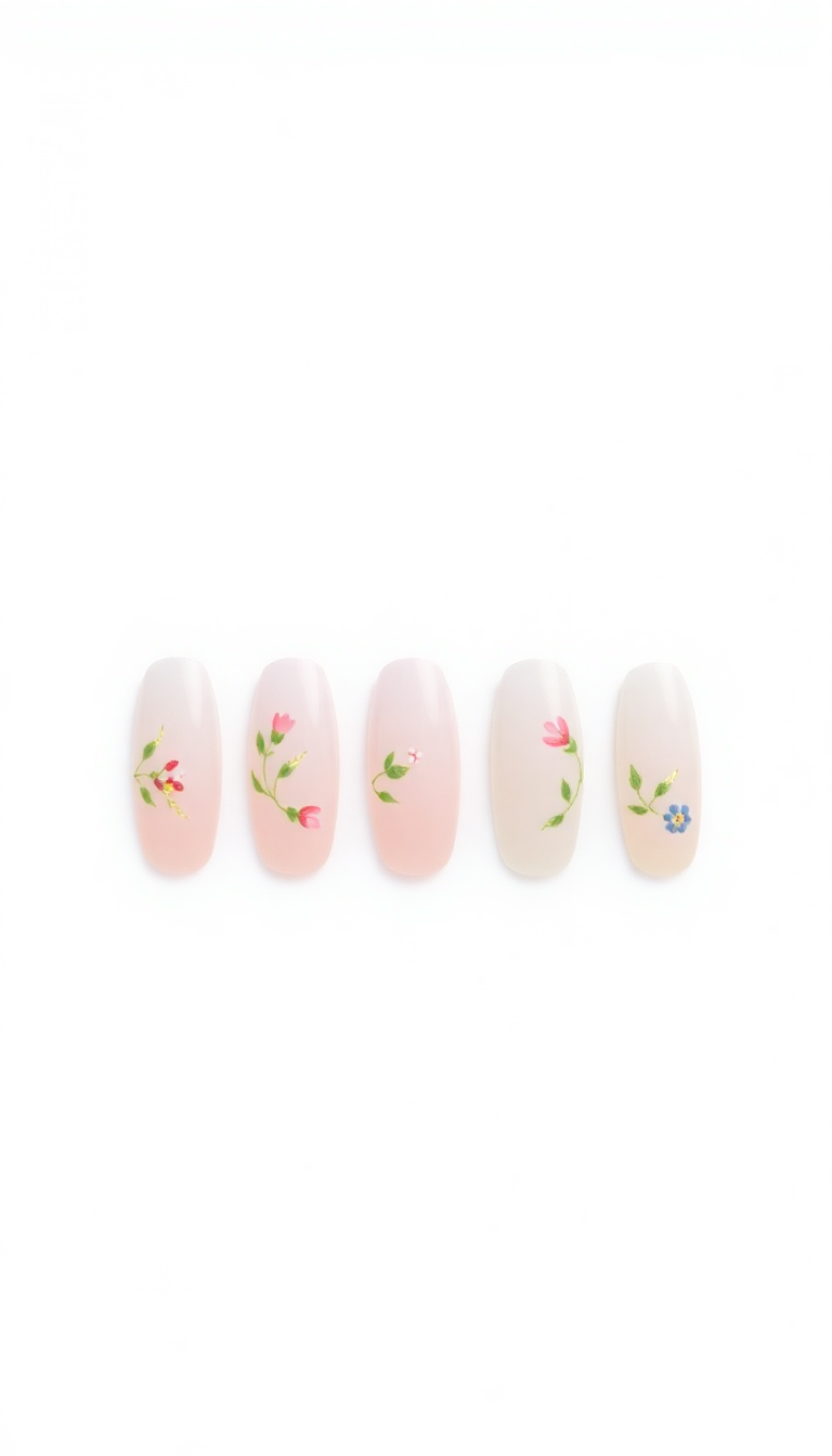 16. Delicate Floral Embellishments