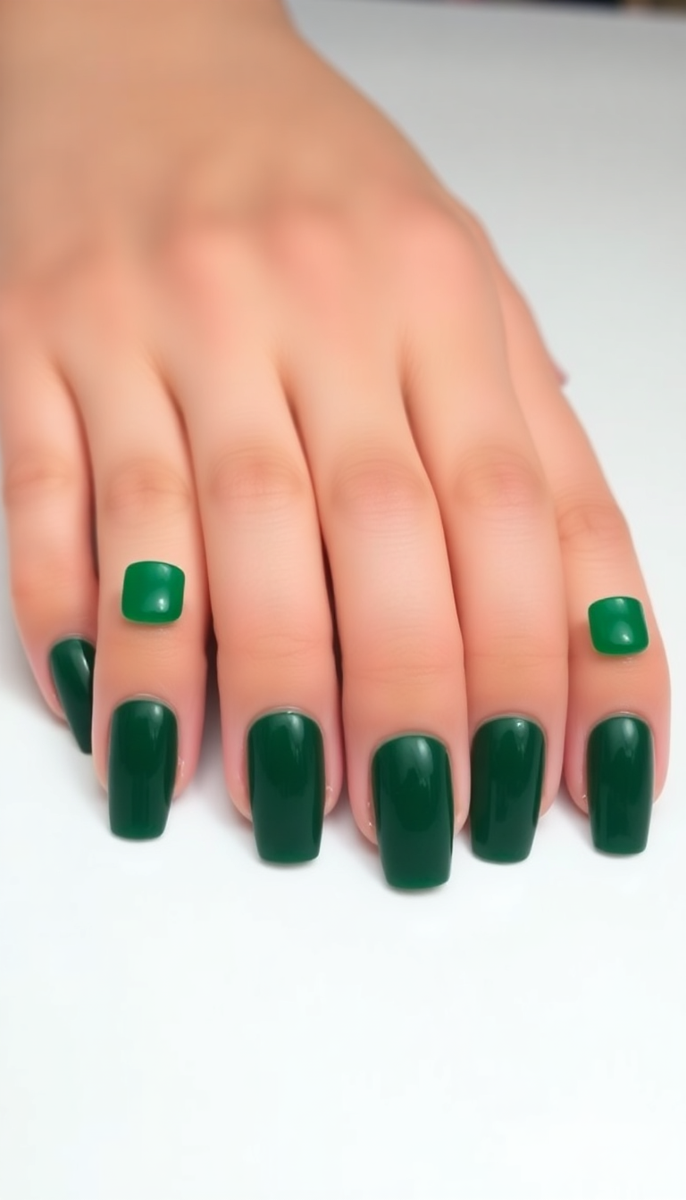 17. Glossy Emerald Green