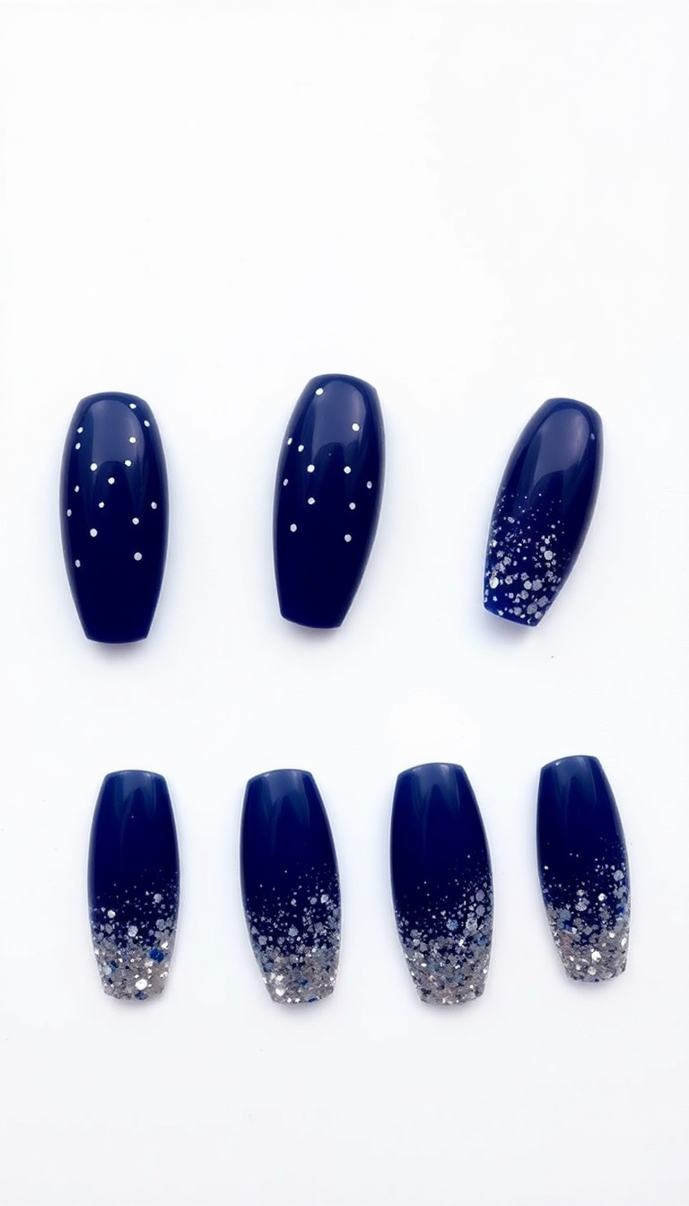 2. Midnight Glitter Cascade