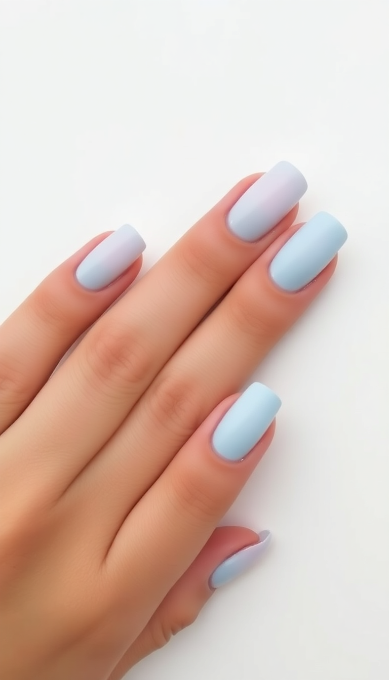 3. Frosted Pastel Ombre