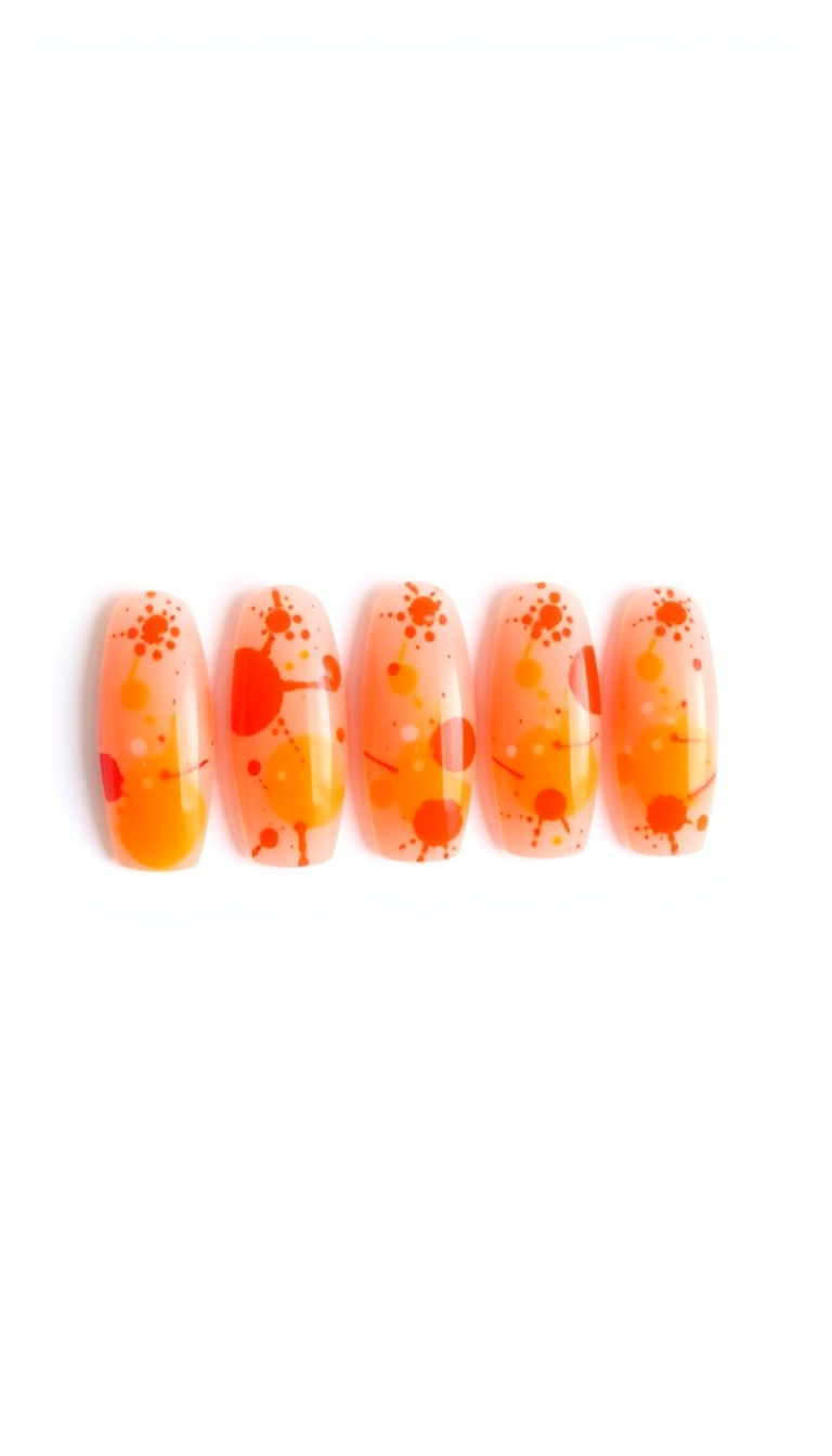 3. Vibrant Orange Splash