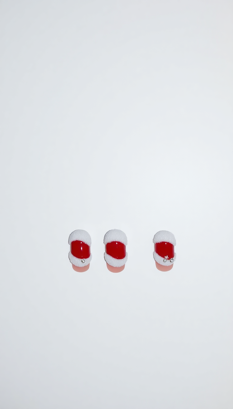 4. Festive Santa Hats Art