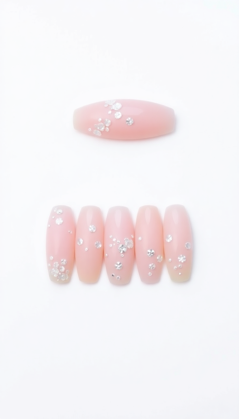 4. Frosty Glitter Accents