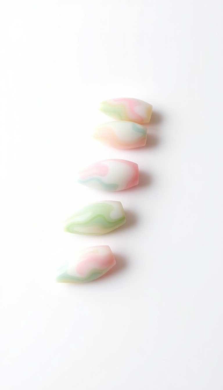 4. Pastel Marble Effect