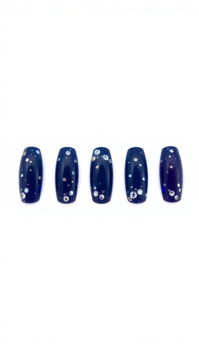 4. Sapphire Sparkle - Gemstone Embellishments