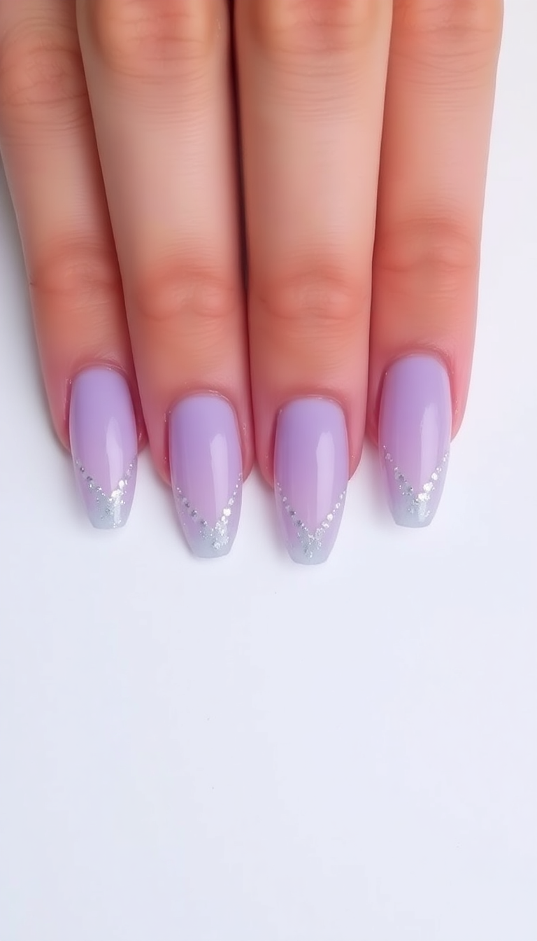 7. Icy Lavender Hues