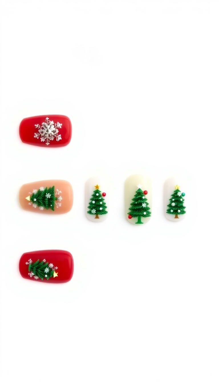 7. Playful Christmas Tree Decals