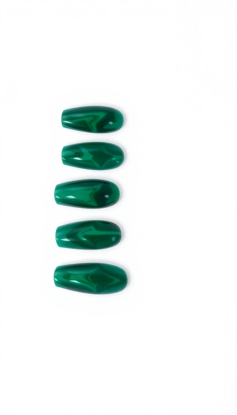 8. Deep Emerald Marble Mystique