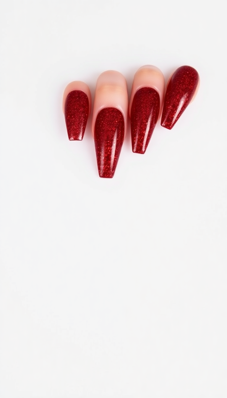 8. Glittering Ruby Red