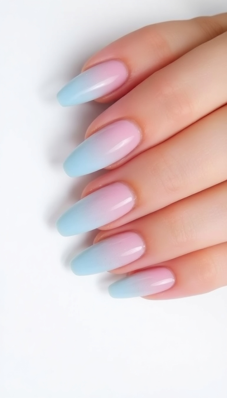 8. Icy Pastel Ombre