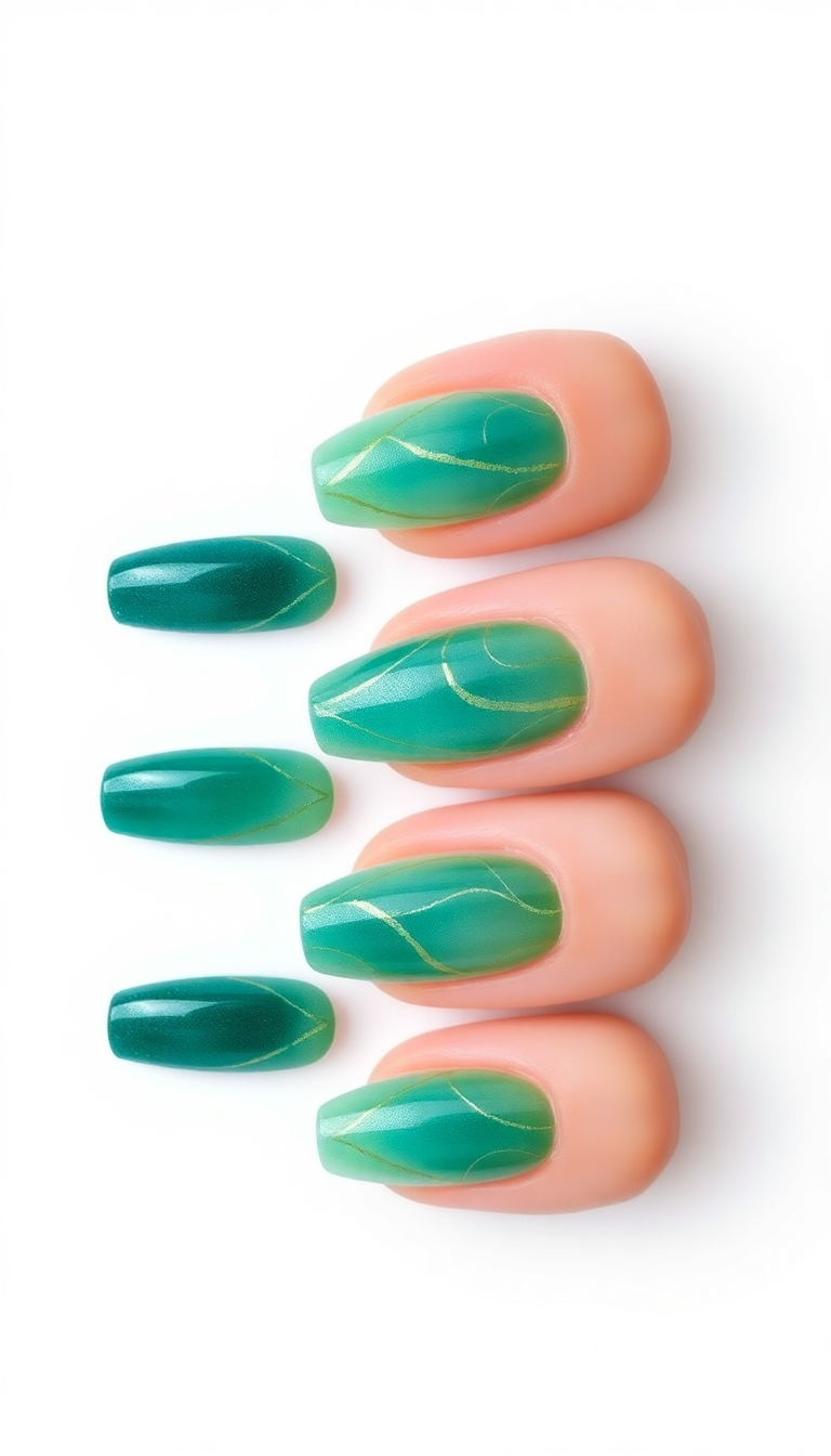 8. Jade Jewel Tones