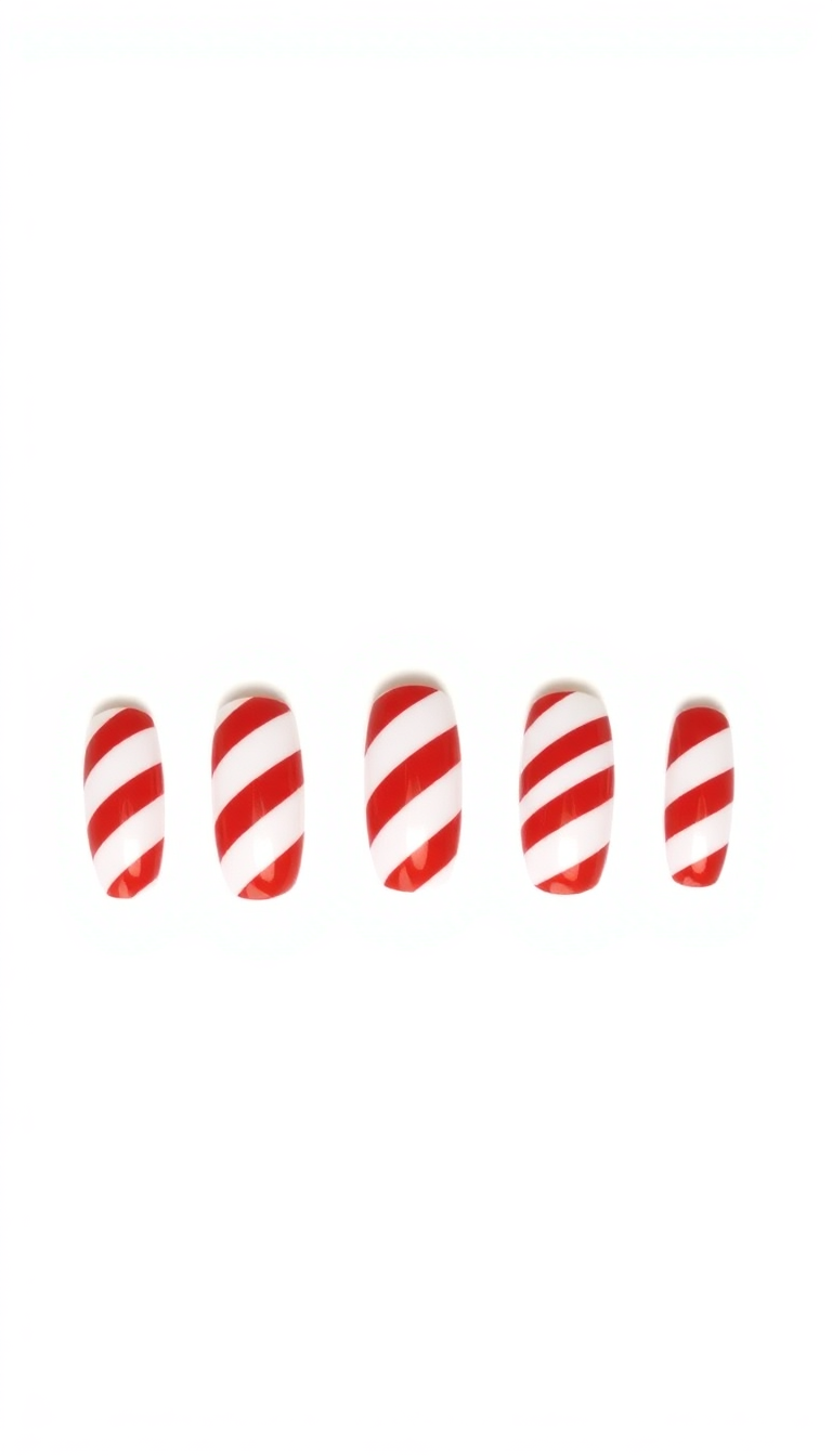 9. Bright Candy Cane Stripes