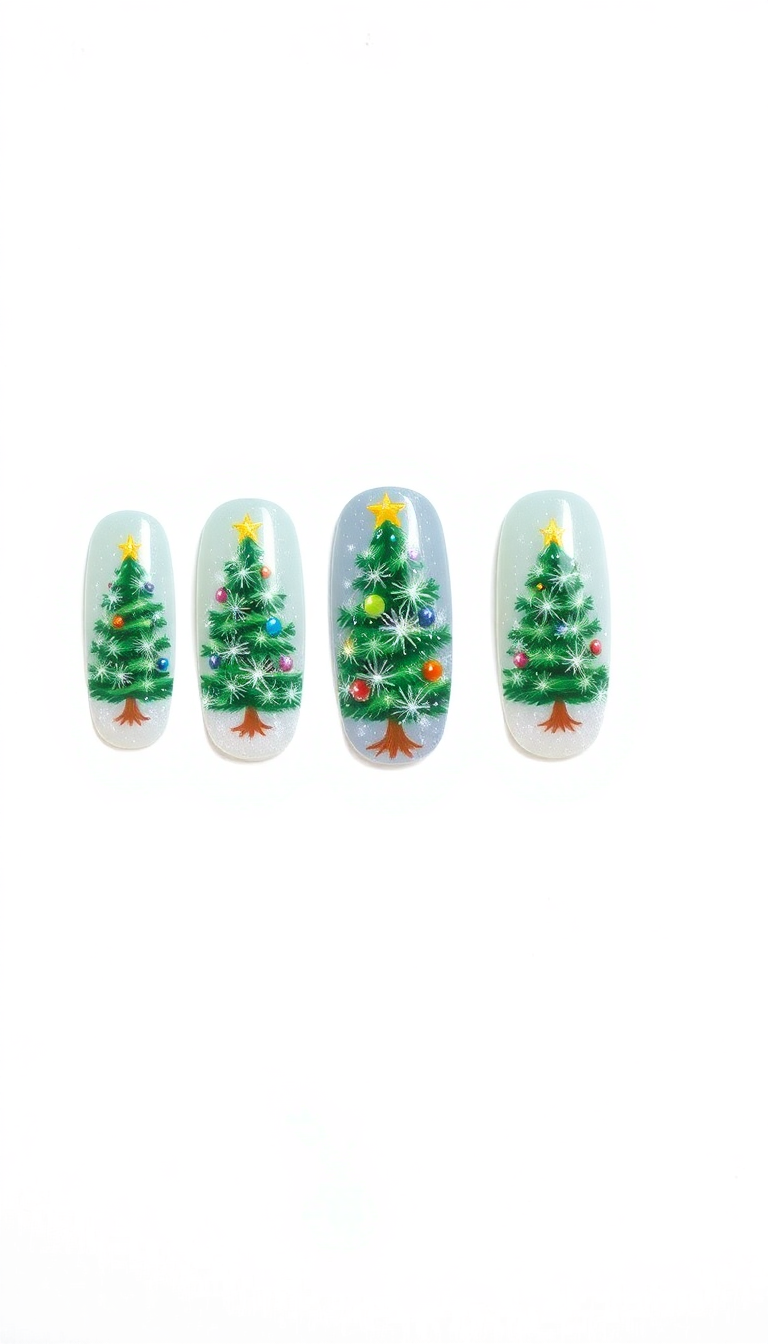 Christmas Tree Nails