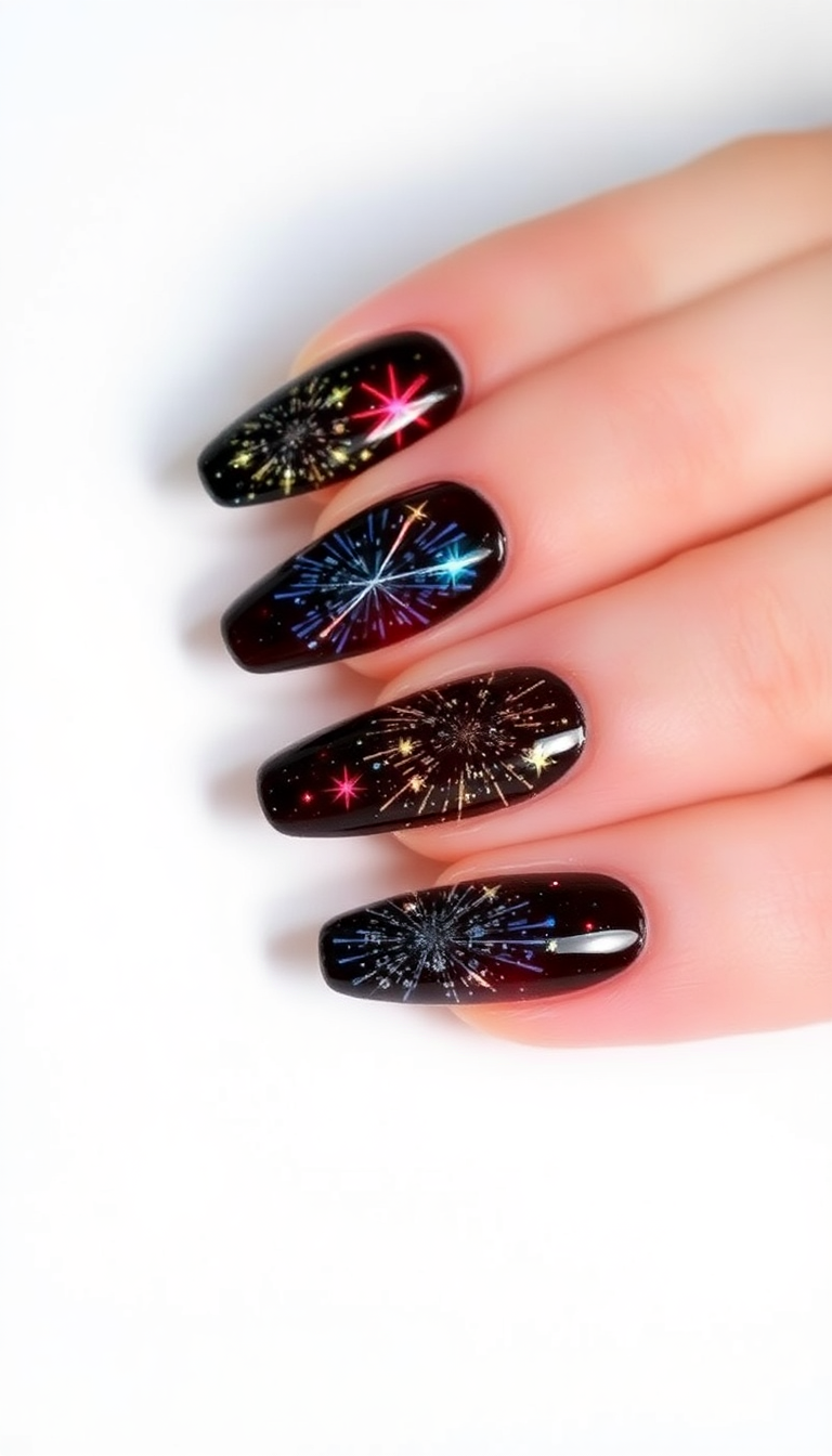 Fireworks Nails