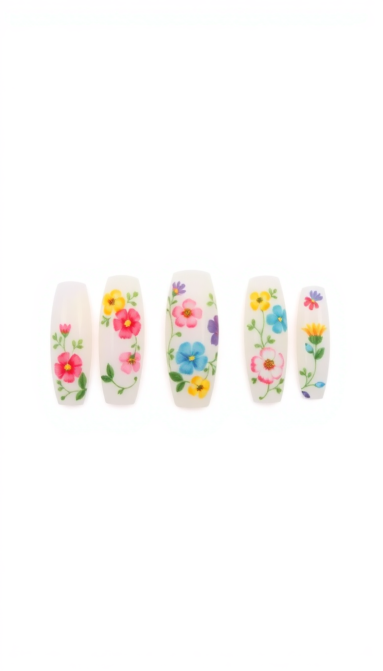 Floral Nail Wraps