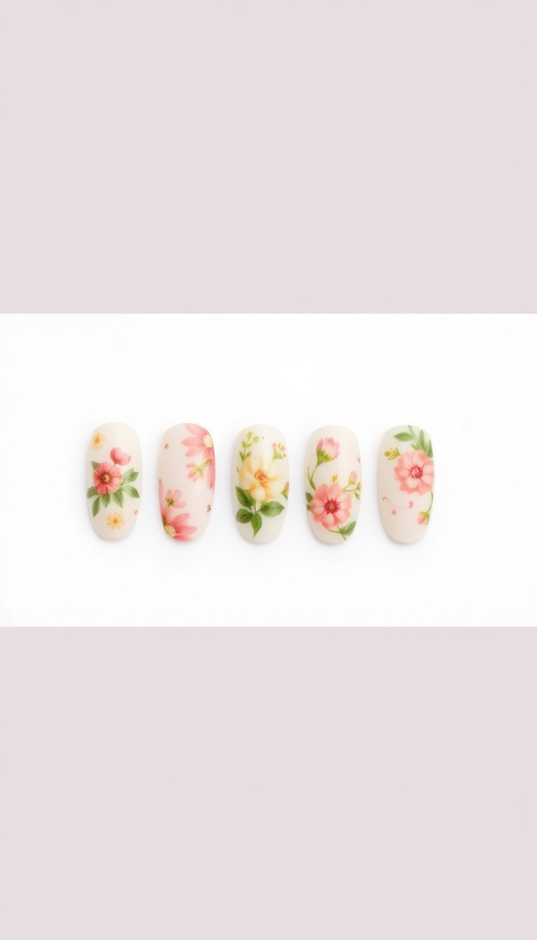 Floral Nails