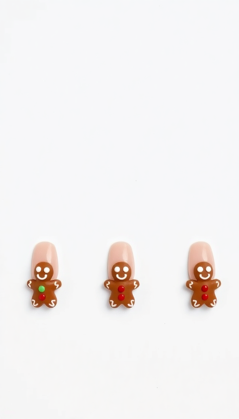 Gingerbread Nails