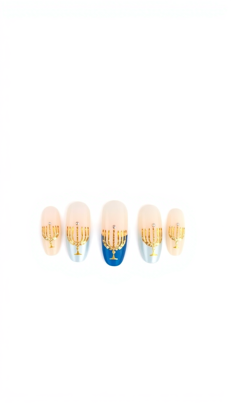 Menorah Nail Wraps