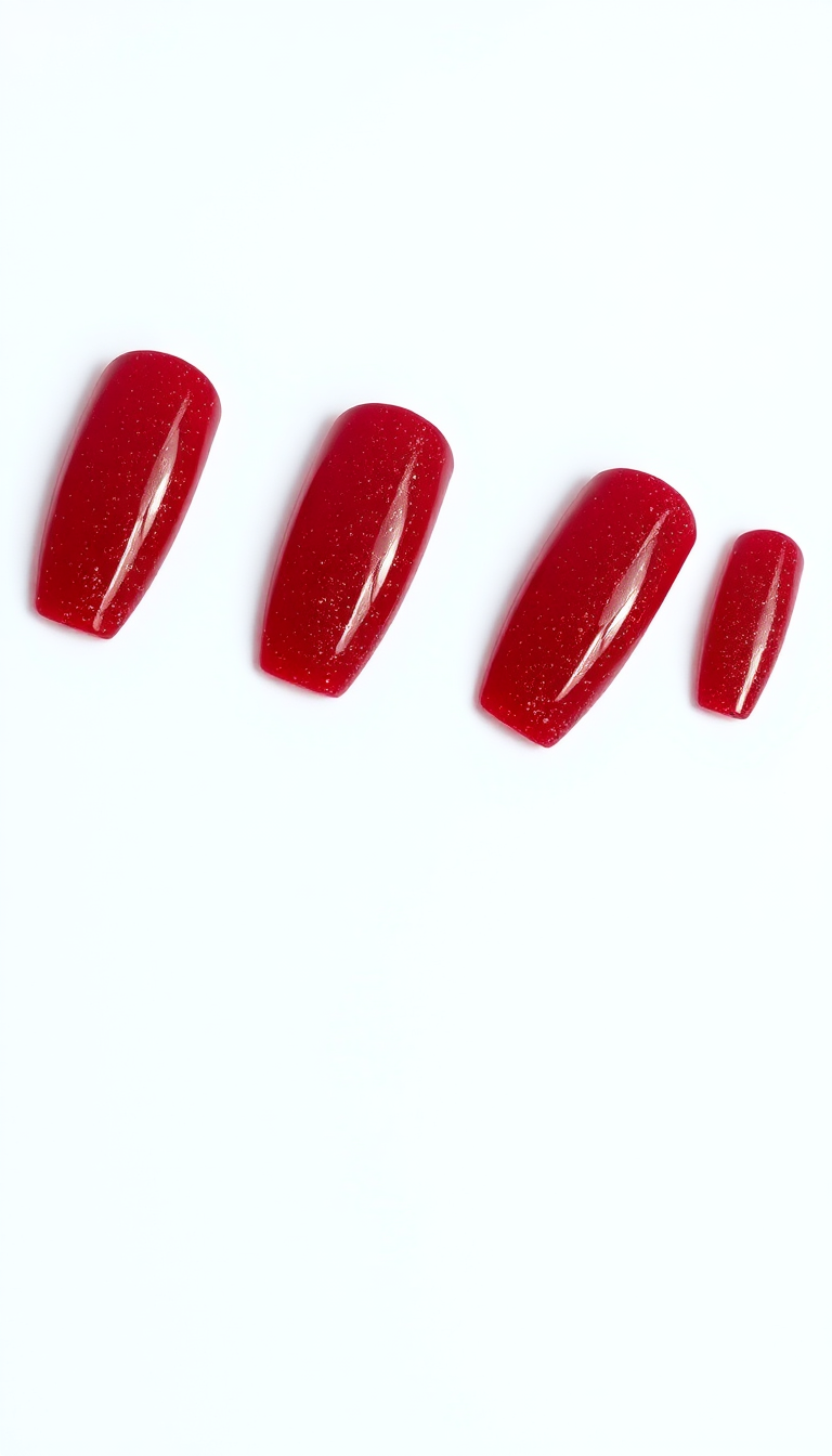 Red Press-On Nails