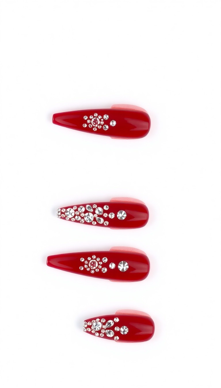 10. Bejeweled Ruby Embellishments