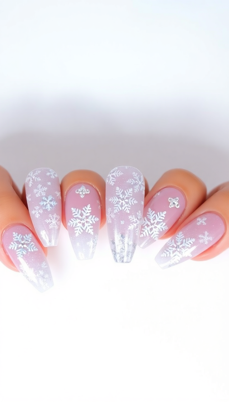 10. Frosty Snowflake Designs