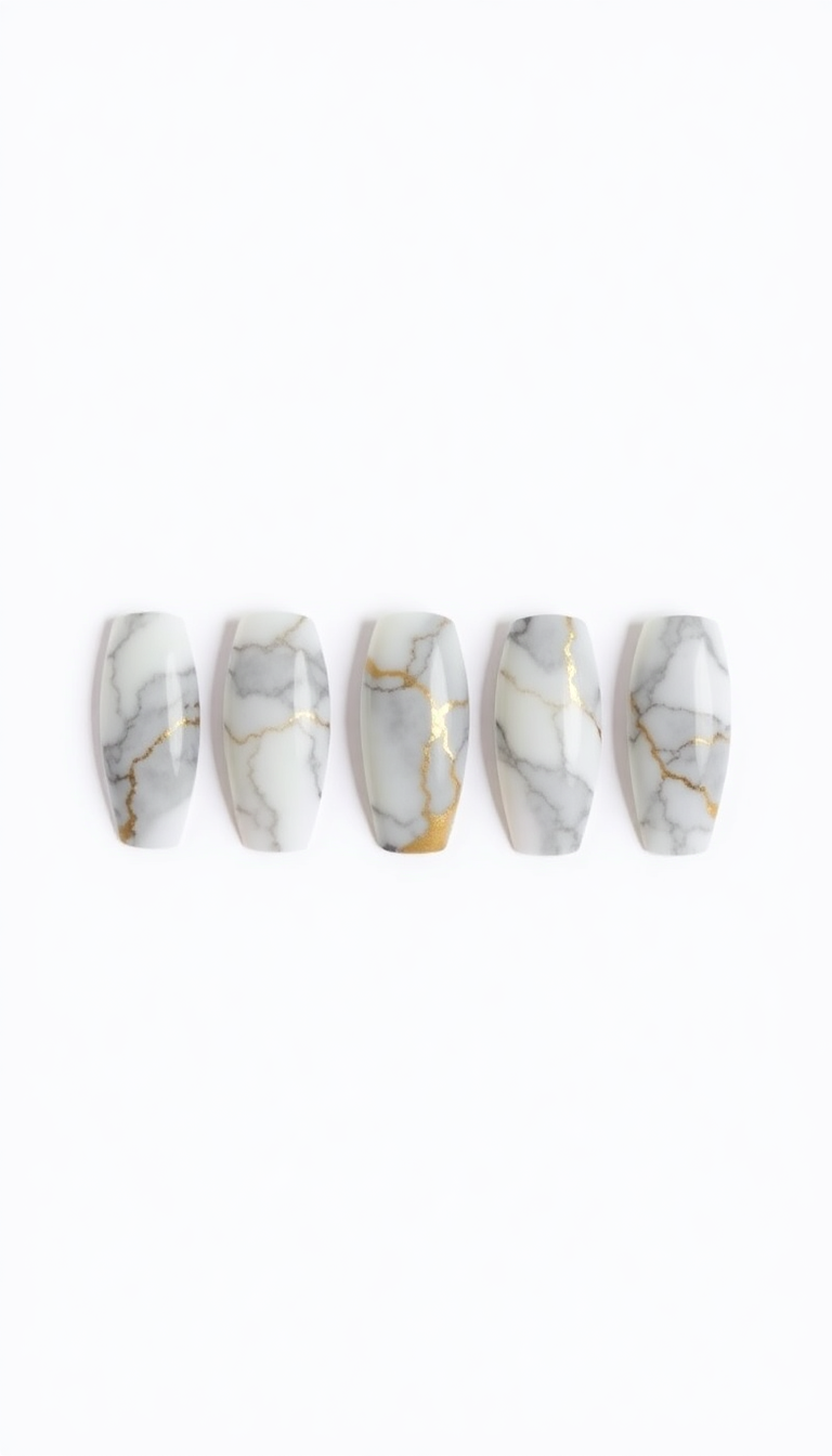 10. Luxe Marble Effect