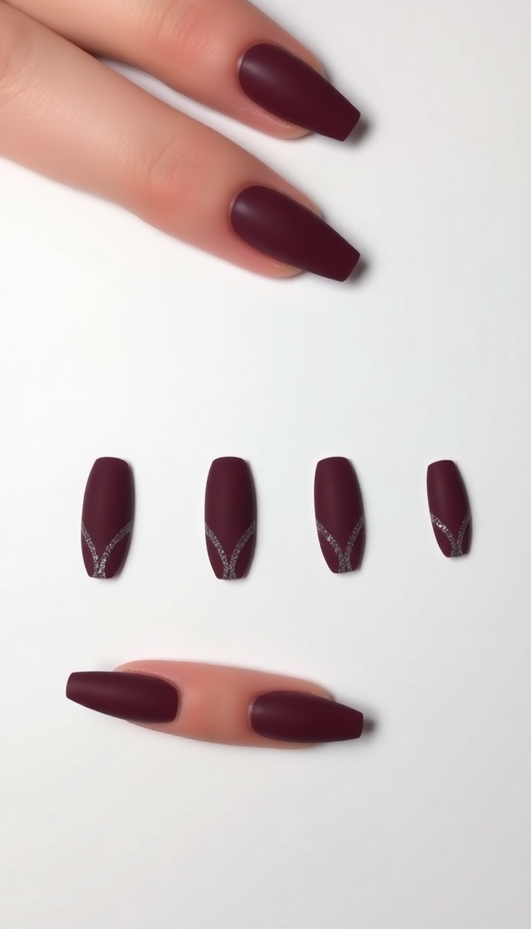 10. Matte Maroon Magic