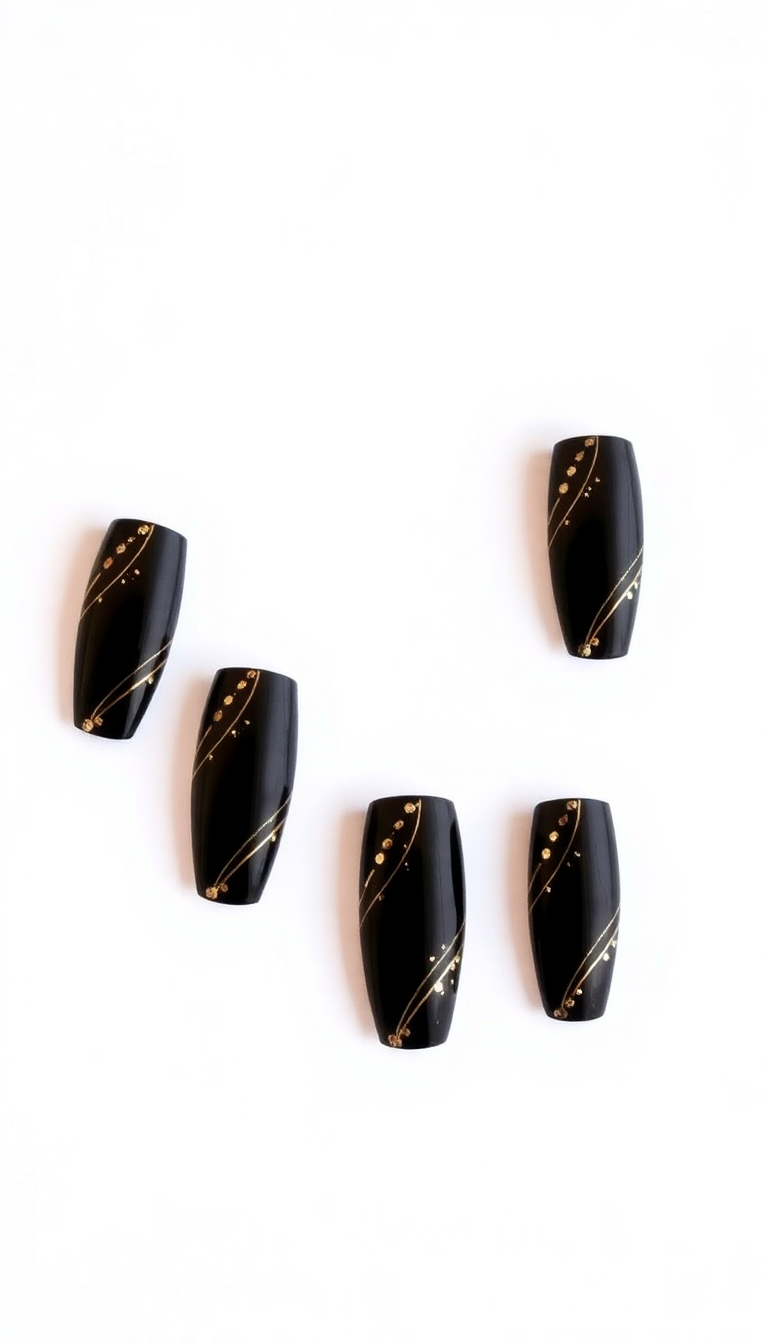 11. Sophisticated Black and Gold