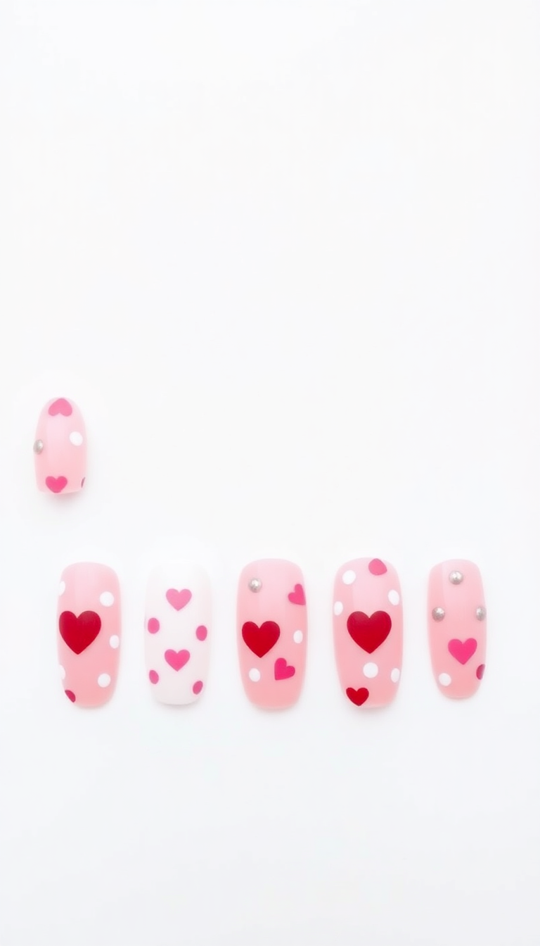 12. Playful Polka Dots and Hearts