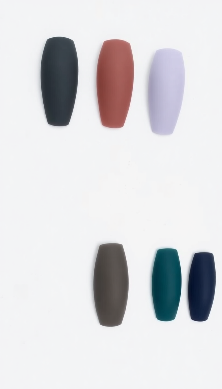 13. Chic Matte Finishes