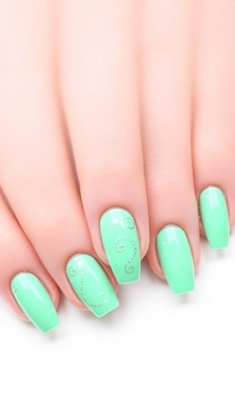 14. Cool Mint Green Hues